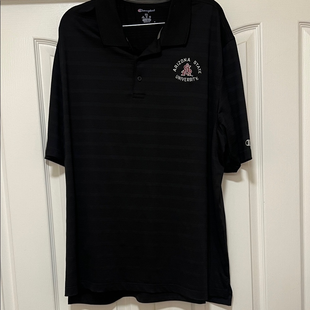 Arizona State University Champion Black Polo - 2XL